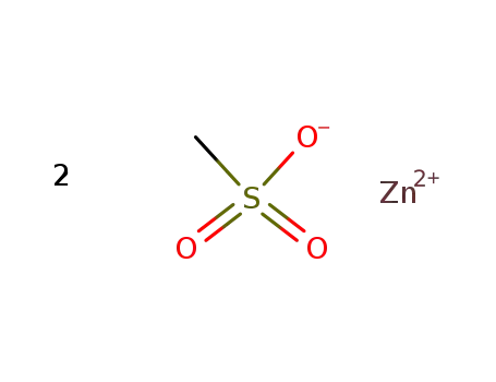 Molecular Structure of 33684-80-9 (Methanesulfonic acid, zinc salt)