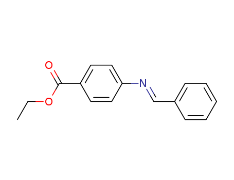 Benzoic acid, 4-((phenylmethylene)amino)-, ethyl ester