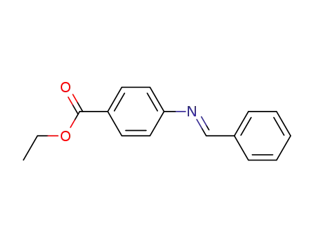 Molecular Structure of 7182-99-2 (ethyl 4-[(phenylmethylene)amino]benzoate)