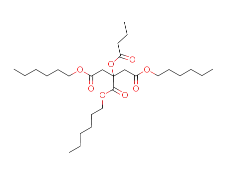 Molecular Structure of 82469-79-2 (n-Butyryl tri-n-hexyl citrate)