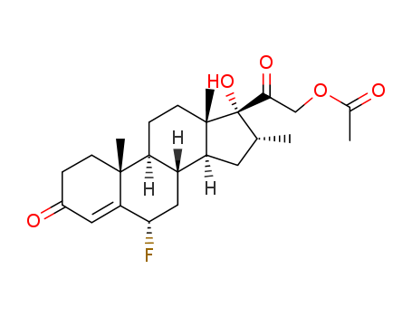 Pregn-4-ene-3,20-dione,21-(acetyloxy)-6-fluoro-17-hydroxy-16-methyl-, (6a,16a)- (9CI)