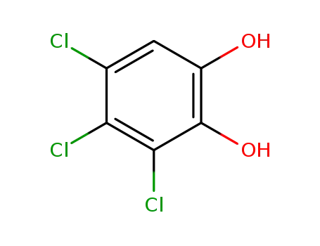 Molecular Structure of 56961-20-7 (3,4,5-trichlorocatechol)