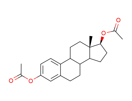 Molecular Structure of 3434-88-6 (Estradiol diacetate)