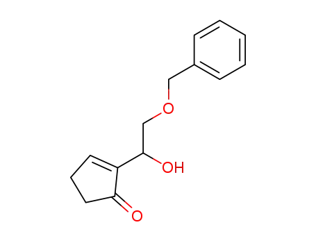 2-Cyclopenten-1-one, 2-[1-hydroxy-2-(phenylmethoxy)ethyl]-