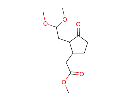 methyl 2-(2,2-dimethoxyethyl)-3-oxocyclopentaneacetate