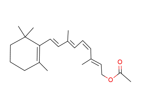 Molecular Structure of 29443-87-6 (11-cis-Vitamin-A-acetat)