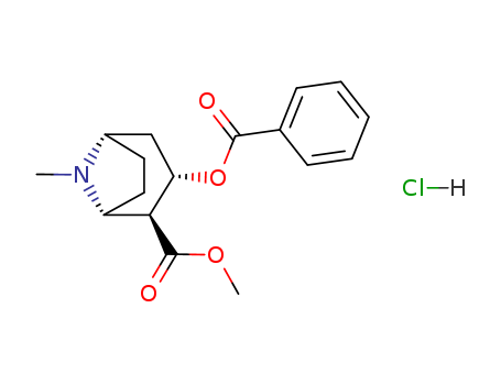 8-Azabicyclo[3.2.1]octane-2-carboxylicacid, 3-(benzoyloxy)-8-methyl-, methyl ester, hydrochloride (1:1),(1S,2S,3R,5R)-