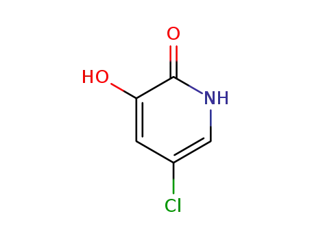 Molecular Structure of 53233-89-9 (5-CHLORO-2 3-PYRIDINEDIOL  95)