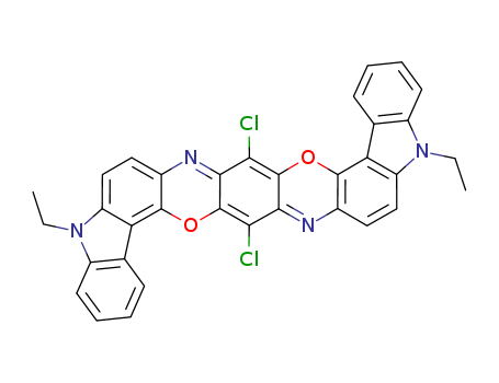 Diindolo[2,3-c:2',3'-n]triphenodioxazine,9,19-dichloro-5,15-diethyl-5,15-dihydro-