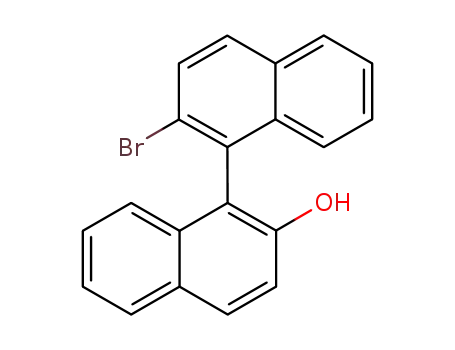 Molecular Structure of 721457-68-7 (1-(2-Bromonaphthalen-1-yl)naphthalen-2-ol)
