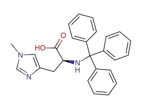 Molecular Structure of 118891-68-2 (N<sup>α</sup>-Trityl-N<sup>τ</sup>-methyl-L-histidin)