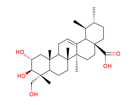 Molecular Structure of 143839-02-5 (2,24-Dihydroxyursolic acid)