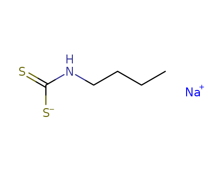 Carbamodithioic acid, butyl-, monosodium salt