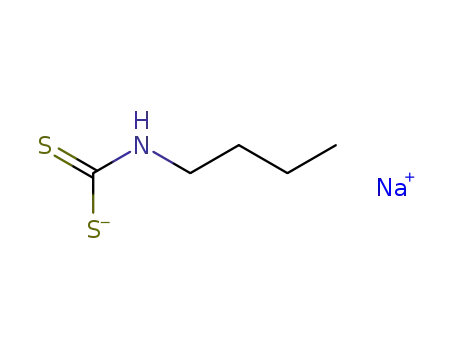 Molecular Structure of 7495-75-2 (sodium butyldithiocarbamate)