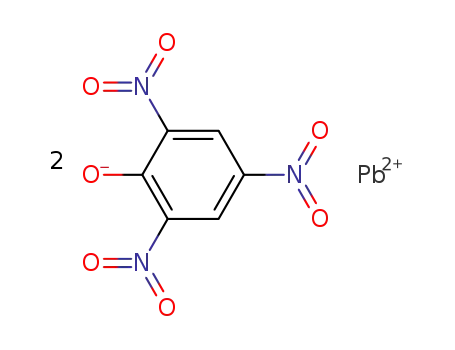 Molecular Structure of 25721-38-4 (Lead picrate (dry) [Forbidden])