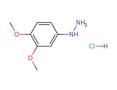 Molecular Structure of 40119-17-3 (3,4-DIMETHOXYPHENYLHYDRAZINE HYDROCHLORIDE)