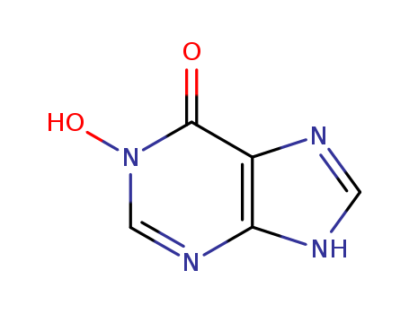 6H-Purin-6-one, 1,7-dihydro-1-hydroxy-