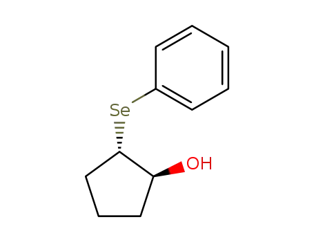 Molecular Structure of 75826-42-5 (Cyclopentanol, 2-(phenylseleno)-, (1R,2R)-rel-)