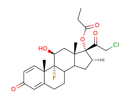 21-Chloro-9-fluoro-11β,17-dihydroxy-16α-Methylpregna-1,4-diene-3,20-dione 17-Propionate