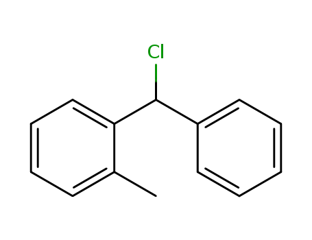 Molecular Structure of 41870-52-4 (2-Methylbenzhydryl chloride)