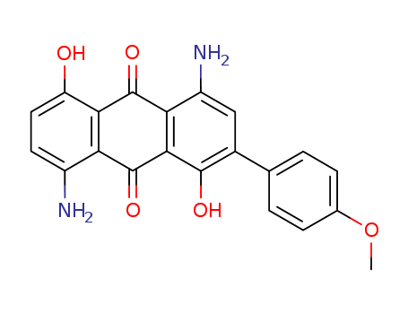 1,5-Diamino-4,8-dihydroxy-3-(p-methoxy-phenyl)anthraquinone