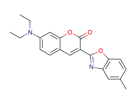 Molecular Structure of 34564-13-1 (7-(diethylamino)-3-(5-methylbenzoxazol-2-yl)-2-benzopyrone)