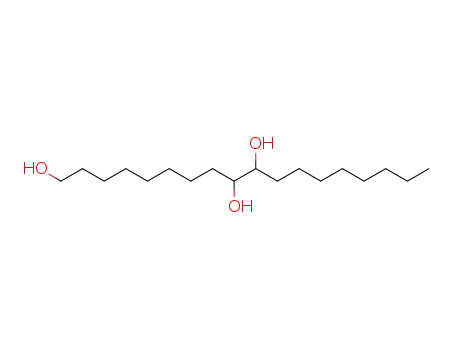 Molecular Structure of 7023-01-0 (octadecane-1,9,10-triol)