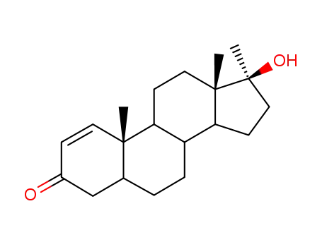 Molecular Structure of 65-04-3 (17a-Methyl-1-testosterone)