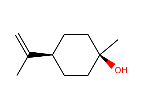 Molecular Structure of 7299-41-4 (Cyclohexanol, 1-methyl-4-(1-methylethenyl)-, cis-)