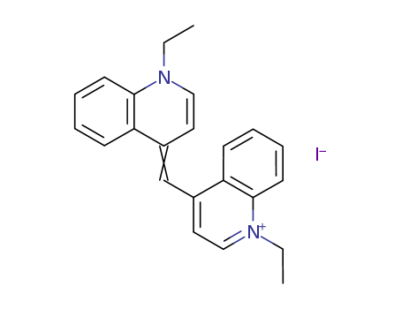 Quinolinium,1-ethyl-4-[(1-ethyl-4(1H)-quinolinylidene)methyl]-, iodide (1:1)
