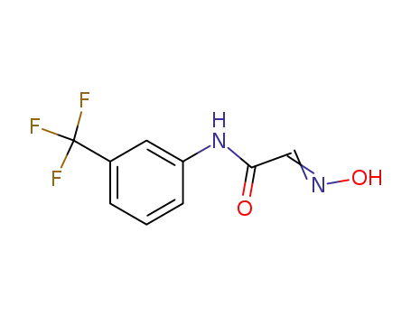Molecular Structure of 404-83-1 (2-HYDROXYIMINO-N-(3-TRIFLUOROMETHYL-PHENYL)-ACETAMIDE)