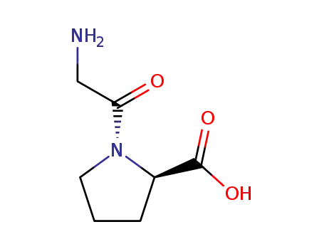 Molecular Structure of 71884-56-5 (D-Proline, 1-glycyl- (9CI))