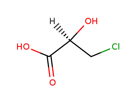 Molecular Structure of 61505-41-7 ((R)-3-CHLOROLACTIC ACID)