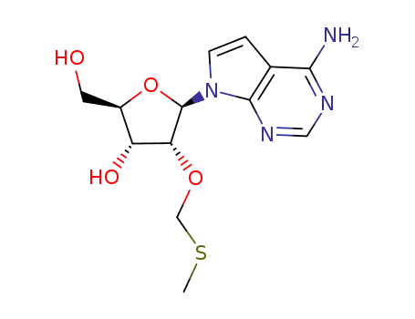 Molecular Structure of 90813-69-7 (2'-O-methylthiomethyltubercidin)