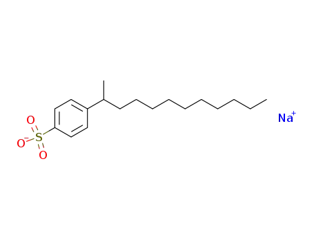 Molecular Structure of 25155-30-0 (Sodium dodecylbenzenesulphonate)