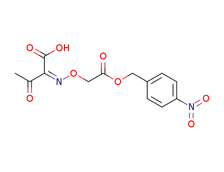 (Z)-2-p-nitrobenzyloxycarbonylmethoxyimino-3-oxobutyric acid