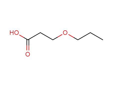 Molecular Structure of 19758-29-3 (3-propoxypropanoic acid)
