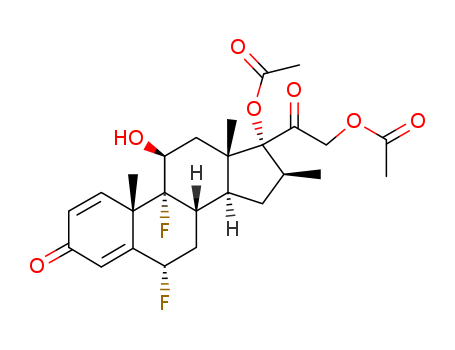 Pregna-1,4-diene-3,20-dione,17,21-bis(acetyloxy)-6,9-difluoro-11-hydroxy-16-methyl-, (6a,11b,16b)-