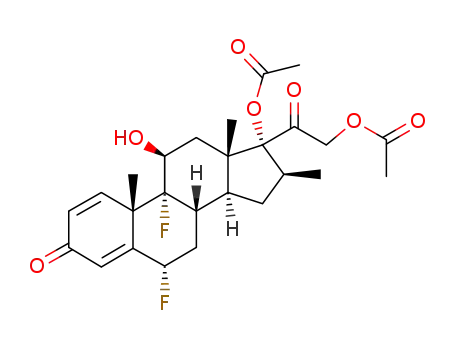Molecular Structure of 33564-31-7 (Diflorasone diacetate)
