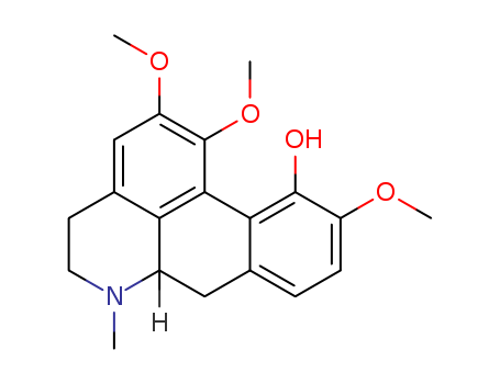 4H-Dibenzo[de,g]quinolin-11-ol,5,6,6a,7-tetrahydro-1,2,10-trimethoxy-6-methyl-