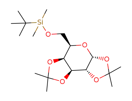 tert-butyldimethyl(2,2,7,7-tetramethyltetrahydrobis[1,3]dioxolo[5,4-b:4',5'-d]pyran-5-ylmethoxy)silane