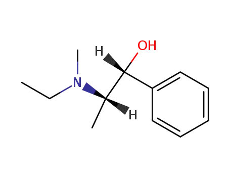 Molecular Structure of 48141-64-6 ([R-(R*,S*)]-alpha-[1-(ethylmethylamino)ethyl]benzyl alcohol)
