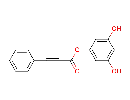 2-Propynoic acid, 3-phenyl-, 3,5-dihydroxyphenyl ester