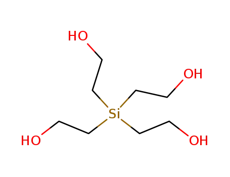 Molecular Structure of 18928-76-2 (Tetrakis(2-hydroxyethyl)silane)