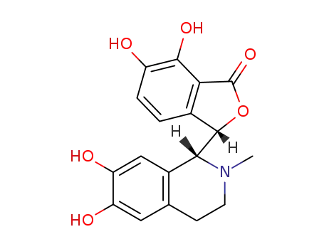(<i>S</i>)-3-((<i>R</i>)-6,7-dihydroxy-2-methyl-1,2,3,4-tetrahydro-isoquinolin-1-yl)-6,7-dihydroxy-3<i>H</i>-isobenzofuran-1-one