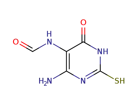Molecular Structure of 64194-62-3 (N-(6-amino-4-oxo-2-thioxo-1,2,3,4-tetrahydropyrimidin-5-yl)formamide)