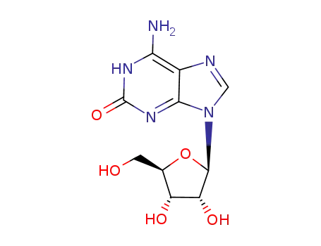 Molecular Structure of 1818-71-9 (2-HYDROXYADENOSINE)
