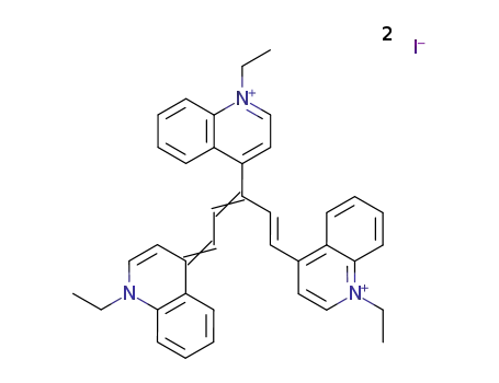 1-ethyl-4-[(1E,3Z,5Z)-1-(1-ethylquinolin-1-ium-4-yl)-5-(1-ethylquinolin-4-ylidene)penta-1,3-dien-3-yl]quinolin-1-ium;diiodide