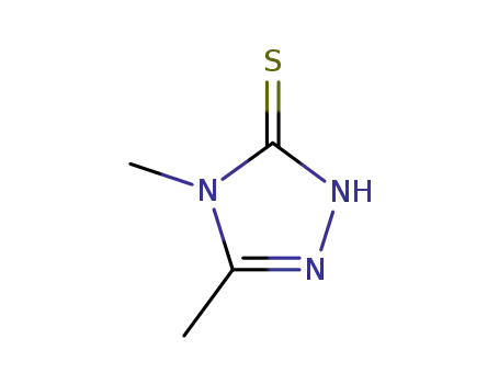 Molecular Structure of 38942-50-6 (4,5-DIMETHYL-4H-(1,2,4)TRIOZOLE-3-THIOL)
