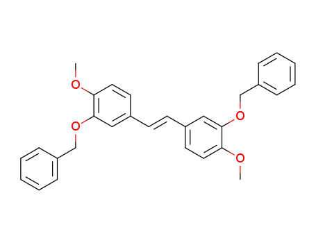 Benzene, 1,1'-(1,2-ethenediyl)bis[4-methoxy-3-(phenylmethoxy)-, (E)-